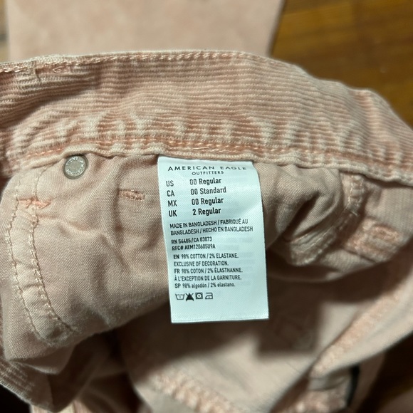 American eagle courdory pale pink straight leg jeans - Picture 5 of 6